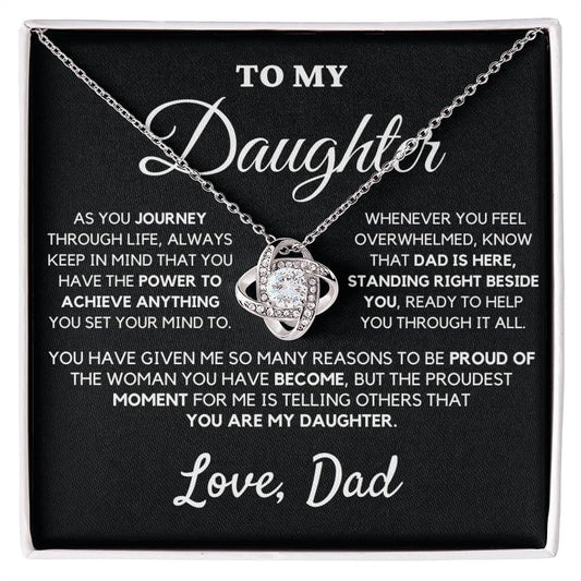 Gift for Daughter From Dad - "Proud Father"