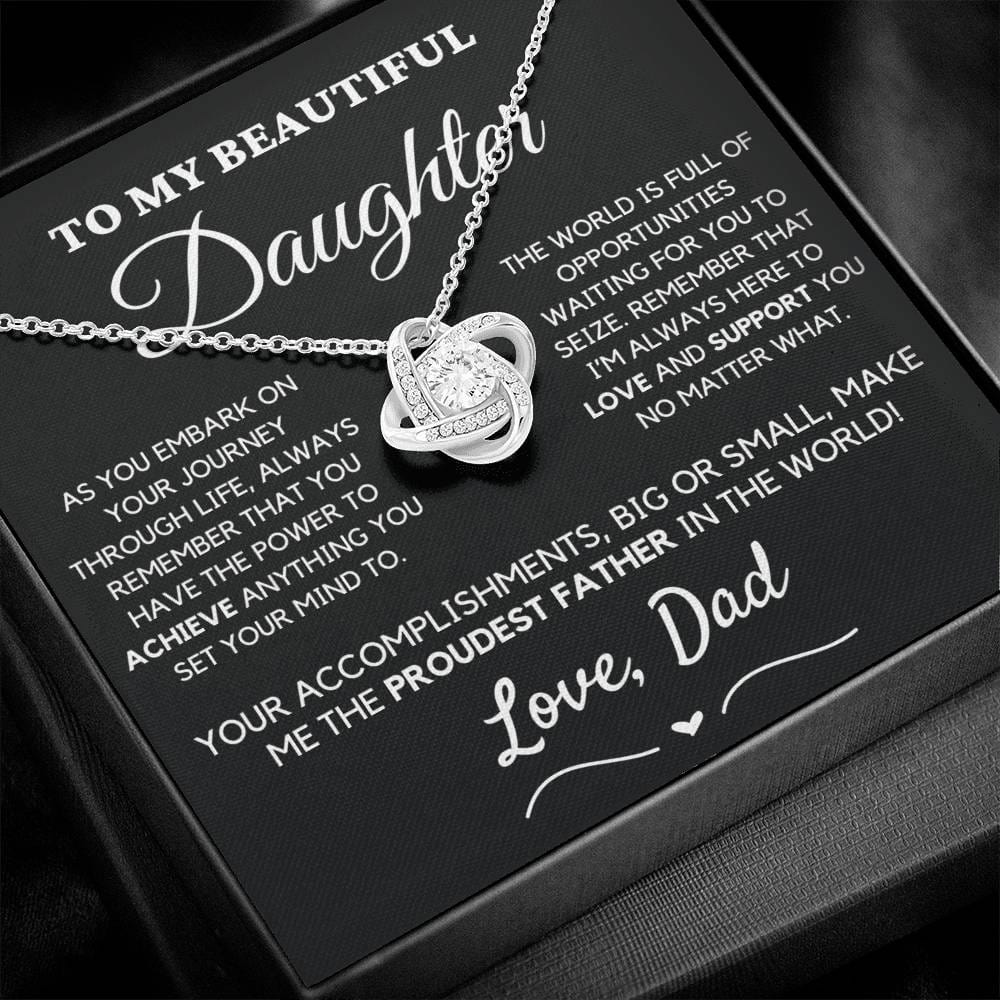 Gift for Daughter From Dad - "I'm Always Here to Love and Support You".