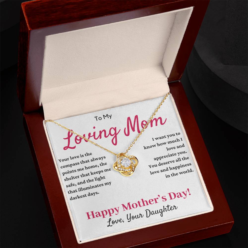 Gift for Mom from Daughter - Your Love is the Compass that Points me Home